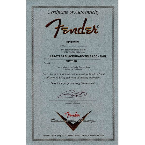Fender LTD '54 Tele Closet Class ANB