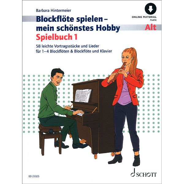 Schott Blockflöte Hobby Spielbuch Alt