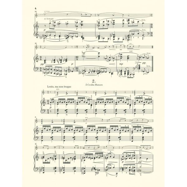 Henle Verlag Prokofjew 5 Melodien Violin