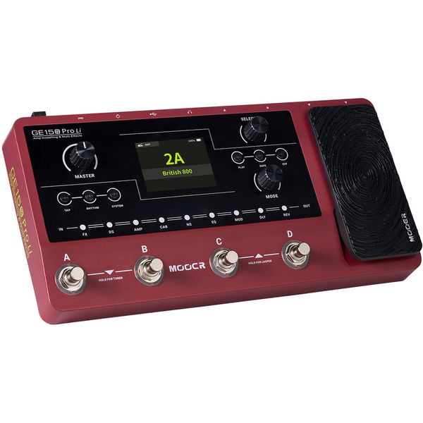 Mooer GE150 PRO Li Amp Modeling