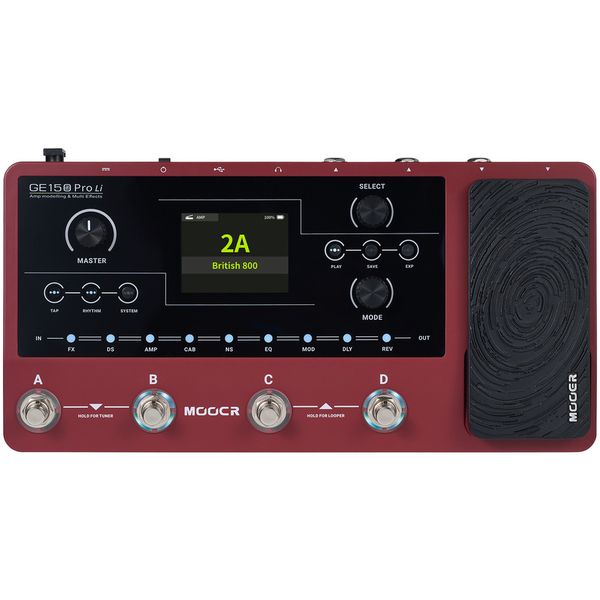 Mooer GE150 PRO Li Amp Modeling