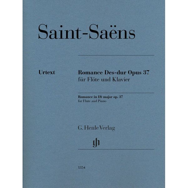 Henle Verlag Saint-Saëns Romance Flöte