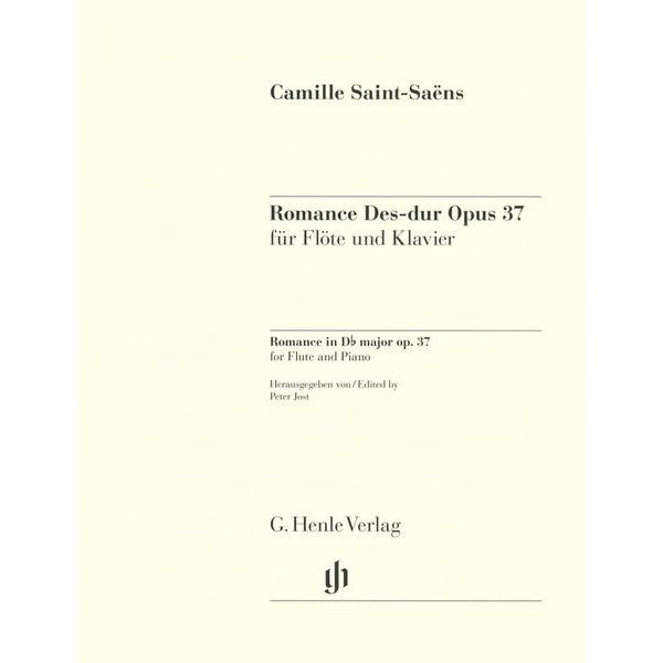 Henle Verlag Saint-Saëns Romance Flöte