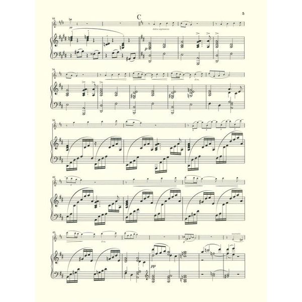 Henle Verlag Saint-Saëns Romance Flöte