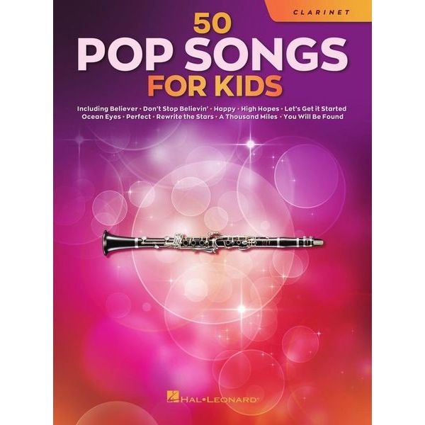 Hal Leonard 50 Popsongs for Kids Clarinet