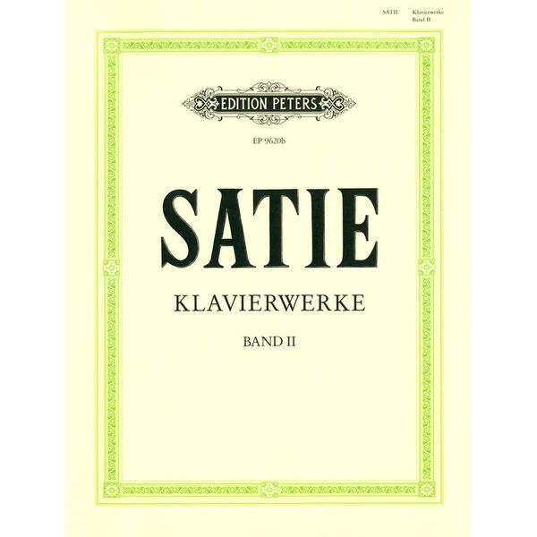 Edition Peters Satie Klavierwerke 2