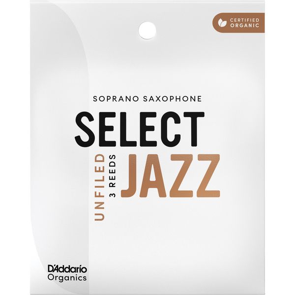 DAddario Woodwinds Org. Sel. Jazz Unf. SOP 2S 3P