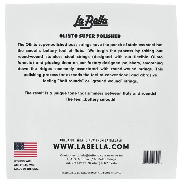 La Bella SP-47107 Super Polished Bass