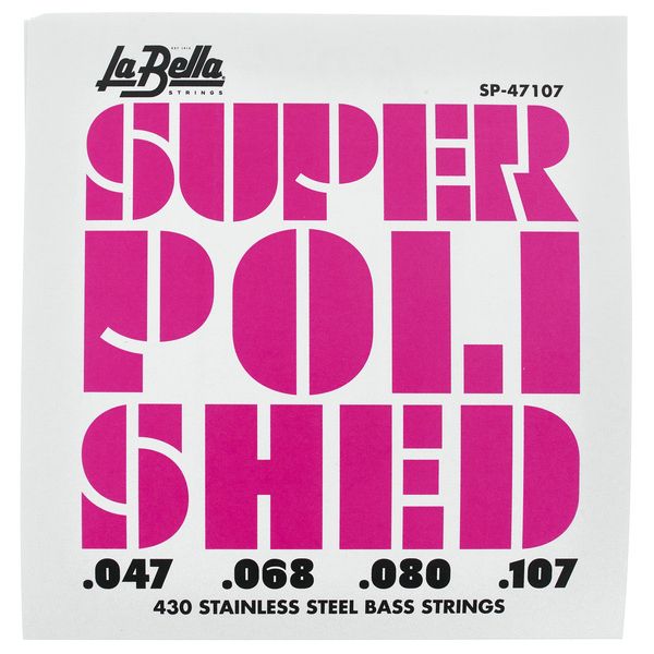 La Bella SP-47107 Super Polished Bass