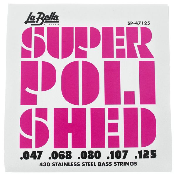 La Bella SP-47125 Super Polished 5 Bass