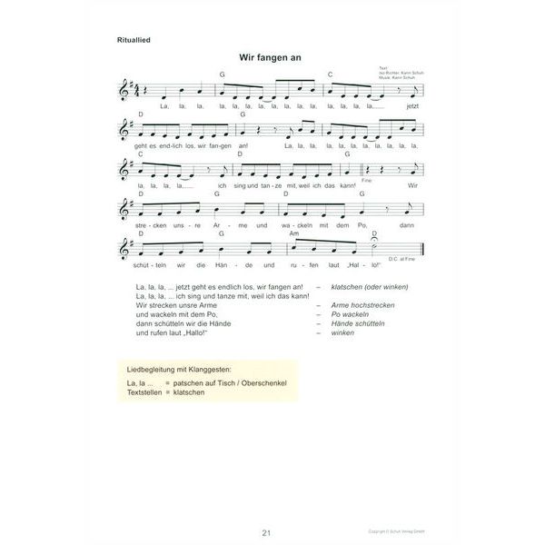 Schuh Verlag KlingSing Lehrerband 1