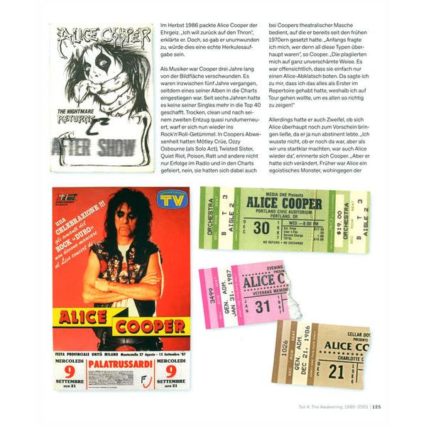 Hannibal Verlag 75 Jahre Alice Cooper