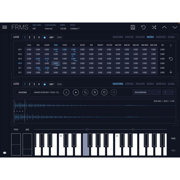 Imaginando FRMS - Granular Synthesizer