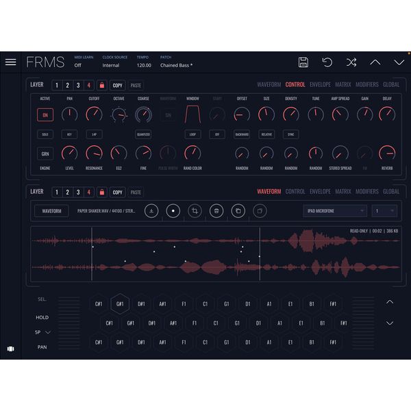 Imaginando FRMS - Granular Synthesizer