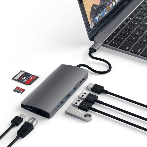 Satechi USB-C Multi-Port Hub 4K V2 gr.