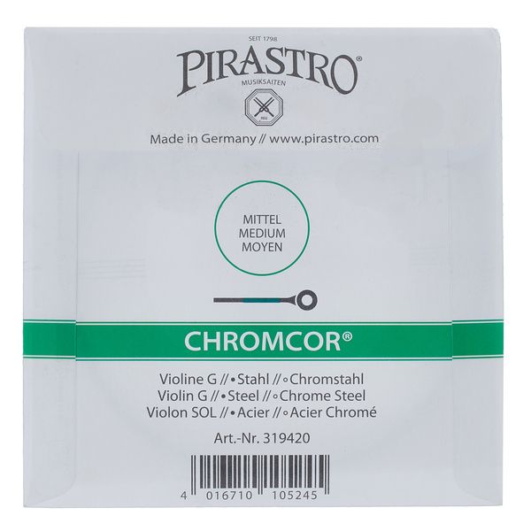 Pirastro Chromcor G Violin String 4/4