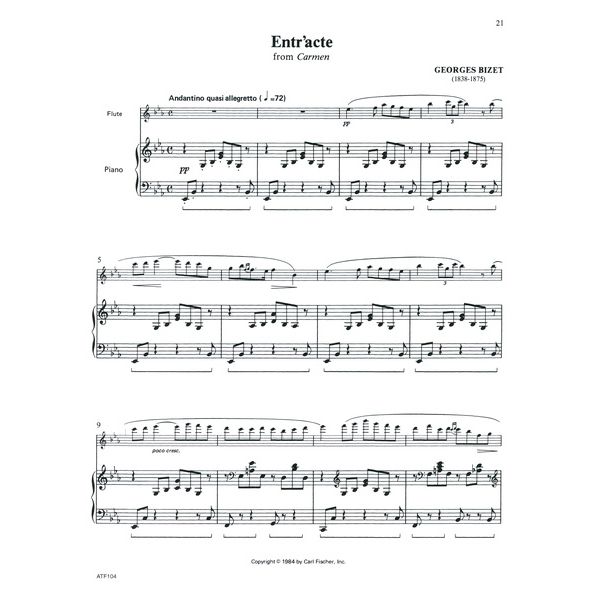 Carl Fischer Solos For Flute