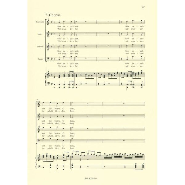 Bärenreiter Händel Saul