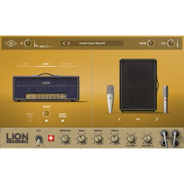 Universal Audio Lion '68 Super Lead Amp