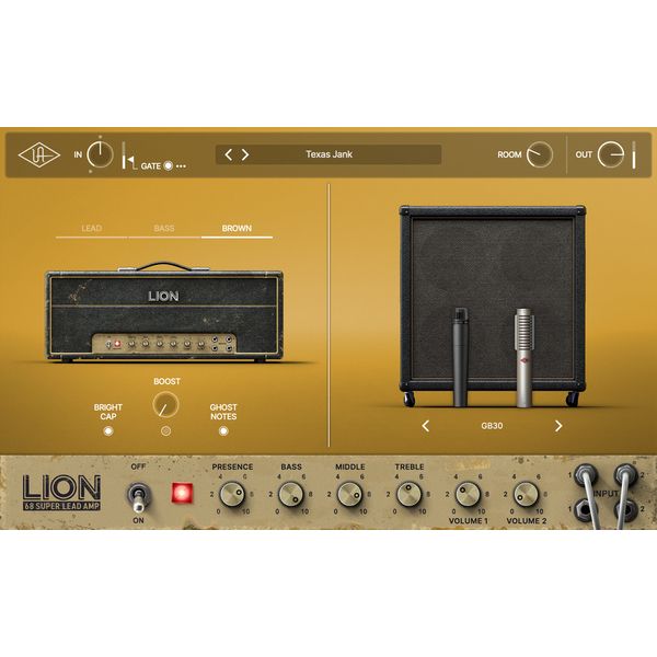 Universal Audio Lion '68 Super Lead Amp