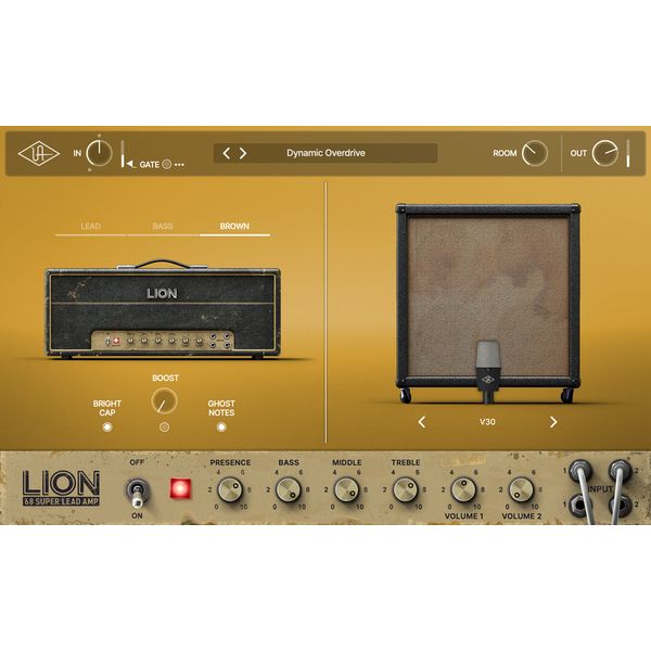 Universal Audio Lion '68 Super Lead Amp