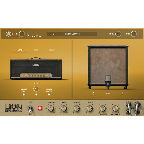 Universal Audio Lion '68 Super Lead Amp