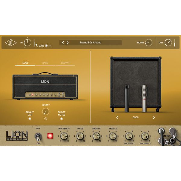 Universal Audio Lion '68 Super Lead Amp