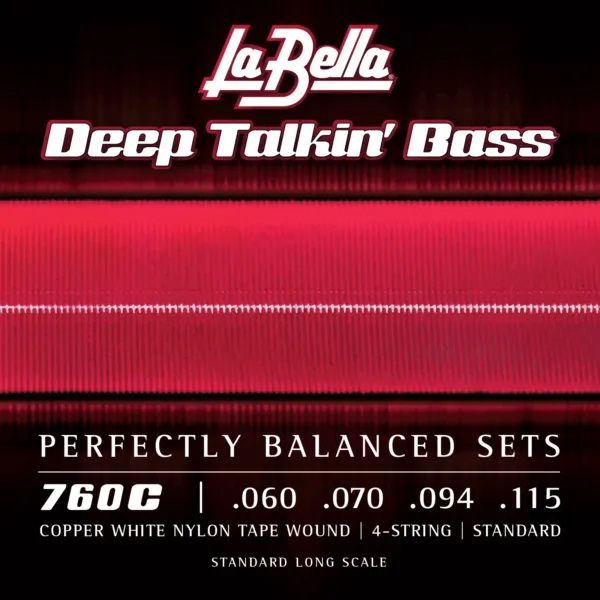 La Bella 760C Copper White Nylon Tape