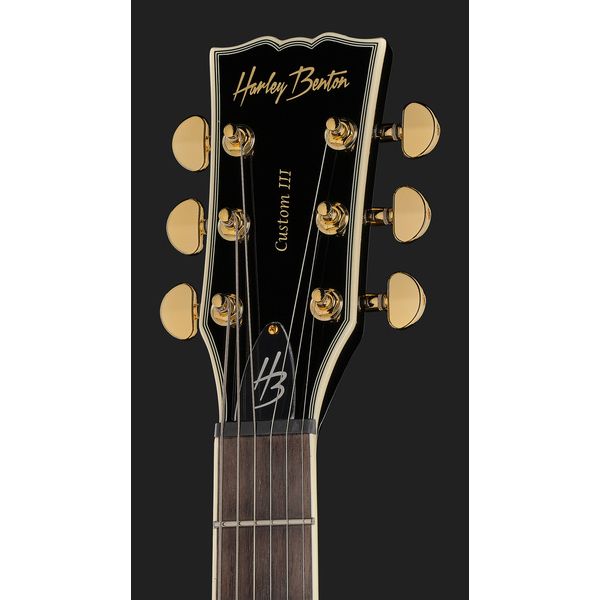 Harley Benton SC-Custom III P90 Black w/Bag