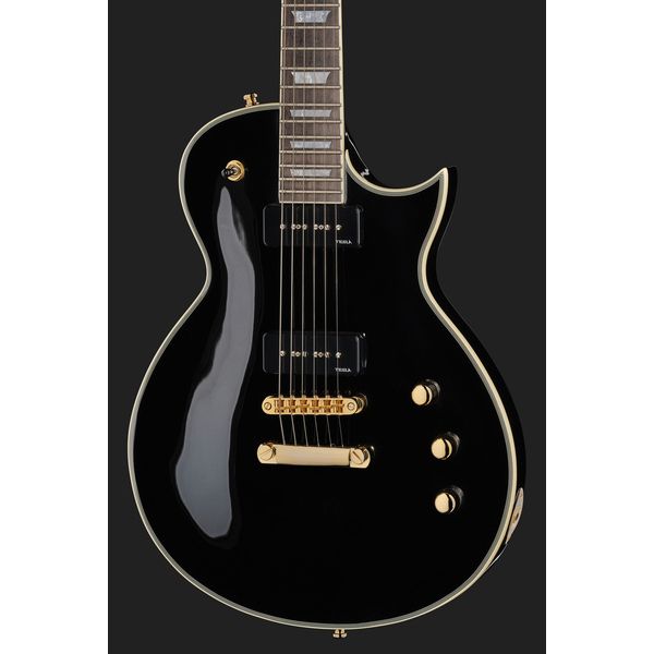 Harley Benton SC-Custom III P90 Black w/Bag