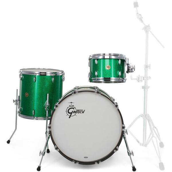 Gretsch Drums USA Custom 22 Green Sparkle