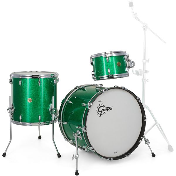 Gretsch Drums USA Custom 22 Green Sparkle