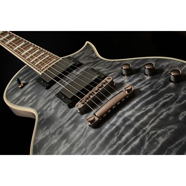 ESP LTD EC-401 QM ST Black Bundle