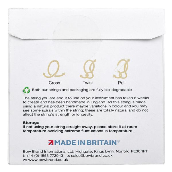 Bow Brand NG 2nd F Gut Harp String No.14