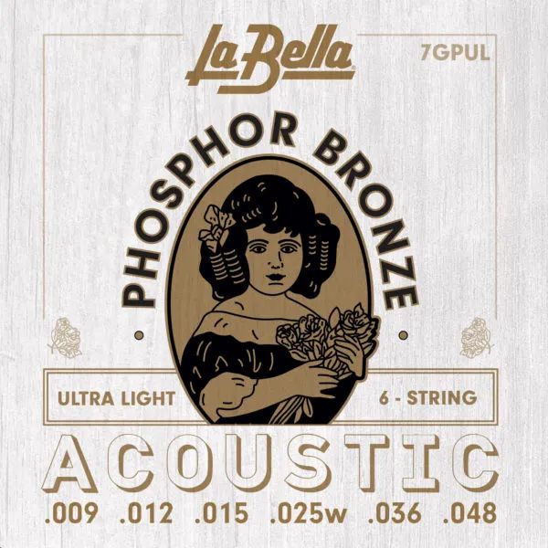 La Bella 7GPUL Phosphor Bronze UL