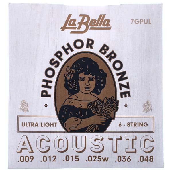 La Bella 7GPUL Phosphor Bronze UL