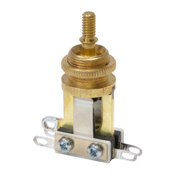 Switchcraft Short Toggle Switch Brass