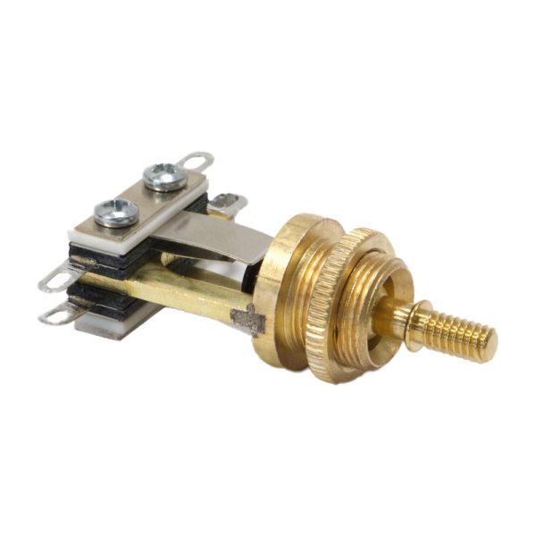 Switchcraft Short Toggle Switch Brass