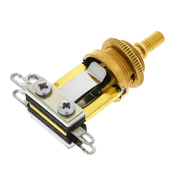 Switchcraft Short Toggle Switch Brass