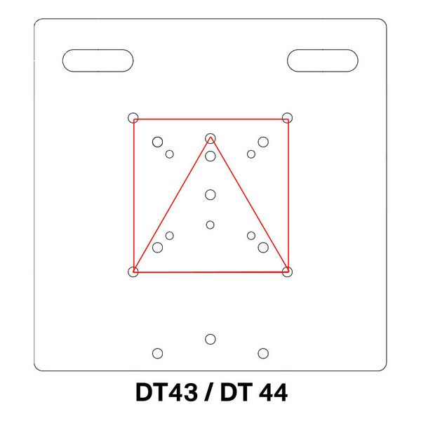 Duratruss BPS-8080 Light Black Baseplate