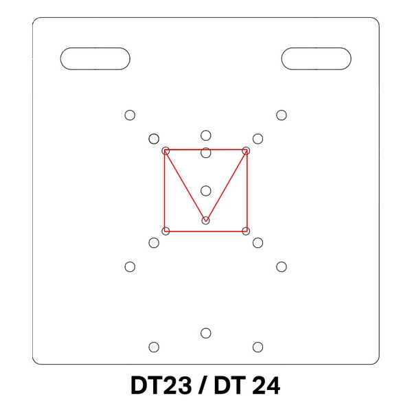 Duratruss BPS-8080 Light Black Baseplate