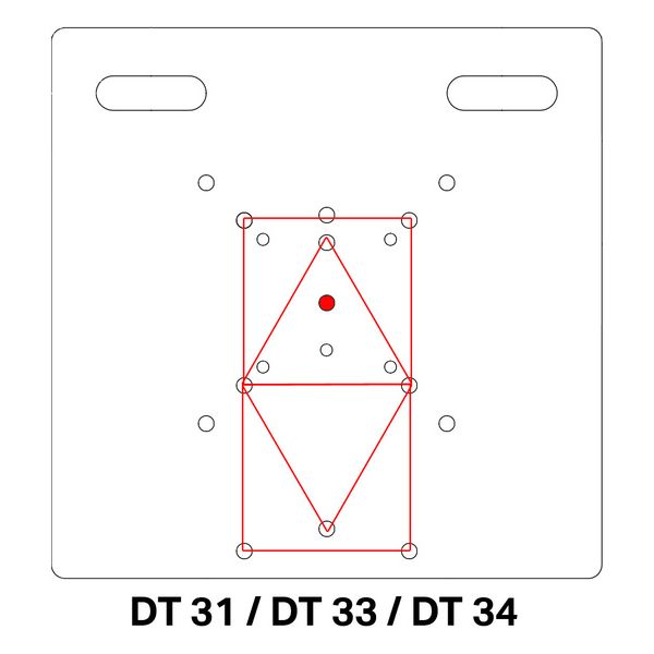 Duratruss BPS-8080 Light Black Baseplate