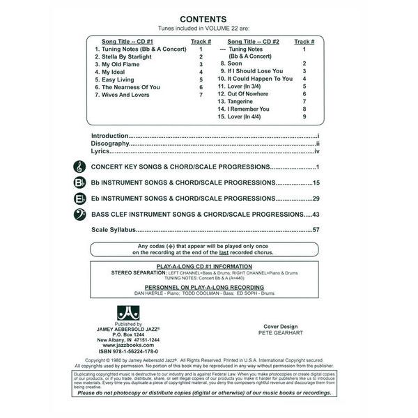 Jamey Aebersold Favorite Standards