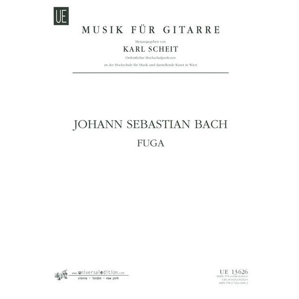 Universal Edition Bach Fuga