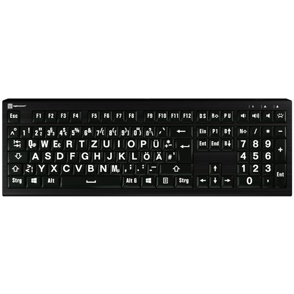 Logickeyboard Astra 2 Large Print PC DE