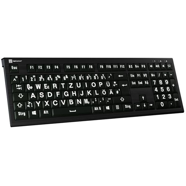 Logickeyboard Astra 2 Large Print PC DE