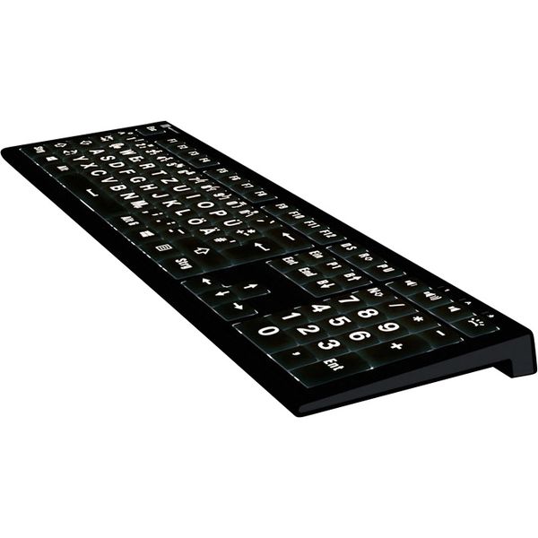 Logickeyboard Astra 2 Large Print PC DE