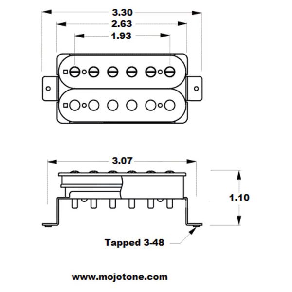 Mojotone 59 Clone Hot Humbucker Set C