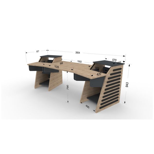 Thomann Creative Desk Double Black