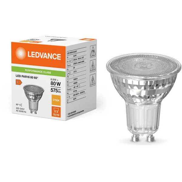 LEDVANCE LED PAR16 80 60° P 6.9W 827